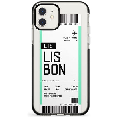 Personalised Lisbon Boarding Pass