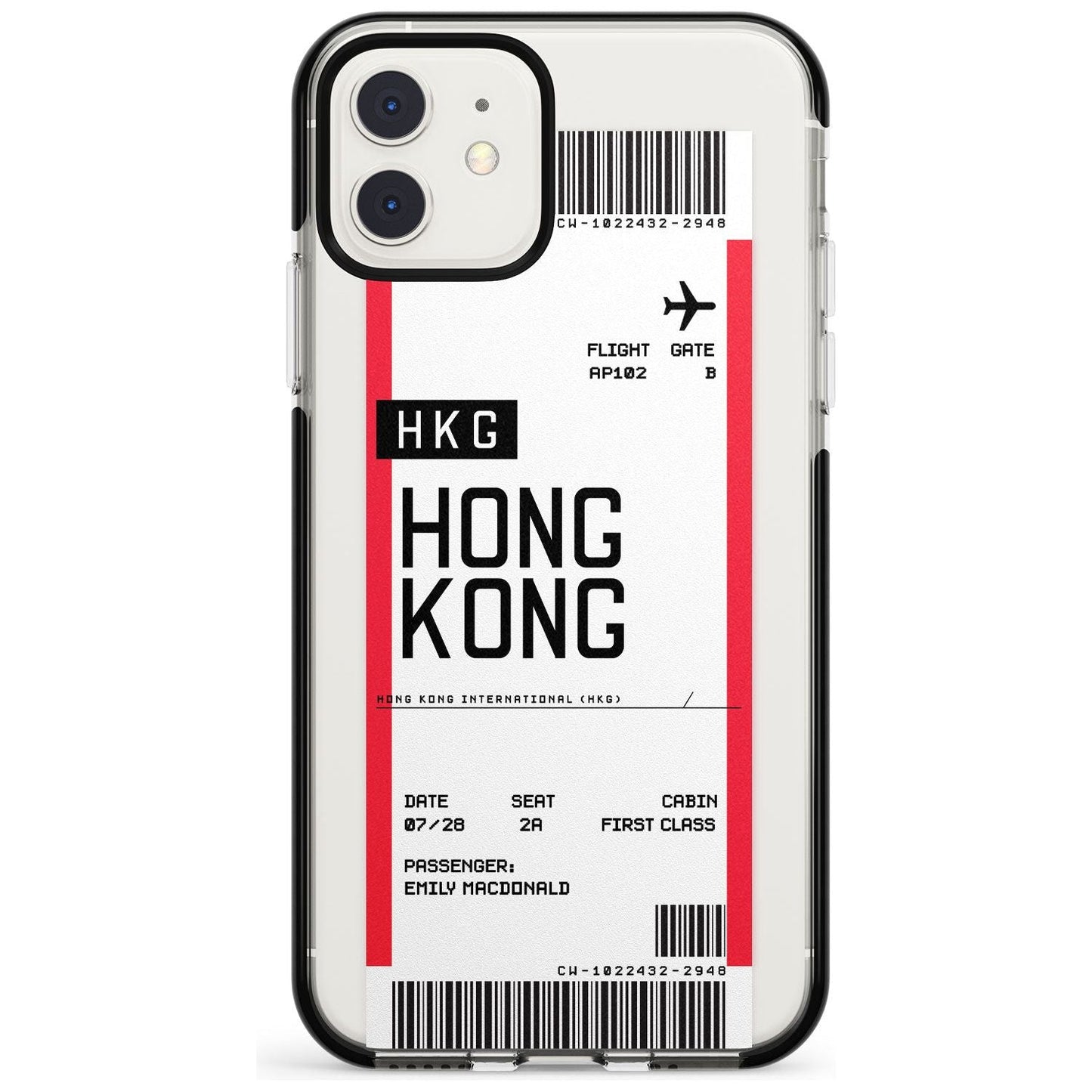 Personalised Hong Kong Boarding Pass