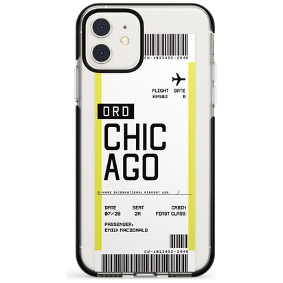 Personalised Chicago Boarding Pass