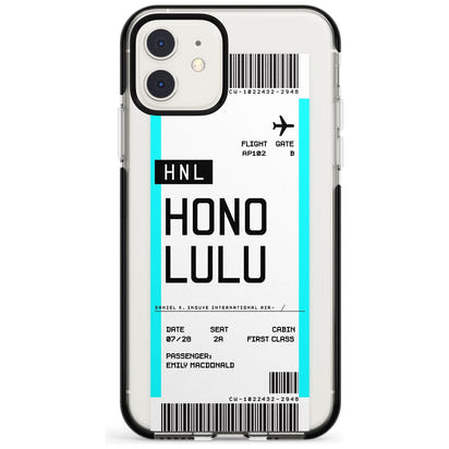 Personalised Honolulu Boarding Pass
