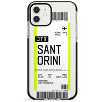 Personalisierte Bordkarte für Santorini