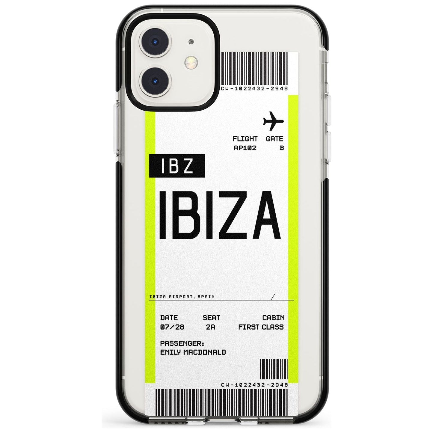 Personalised Ibiza Boarding Pass