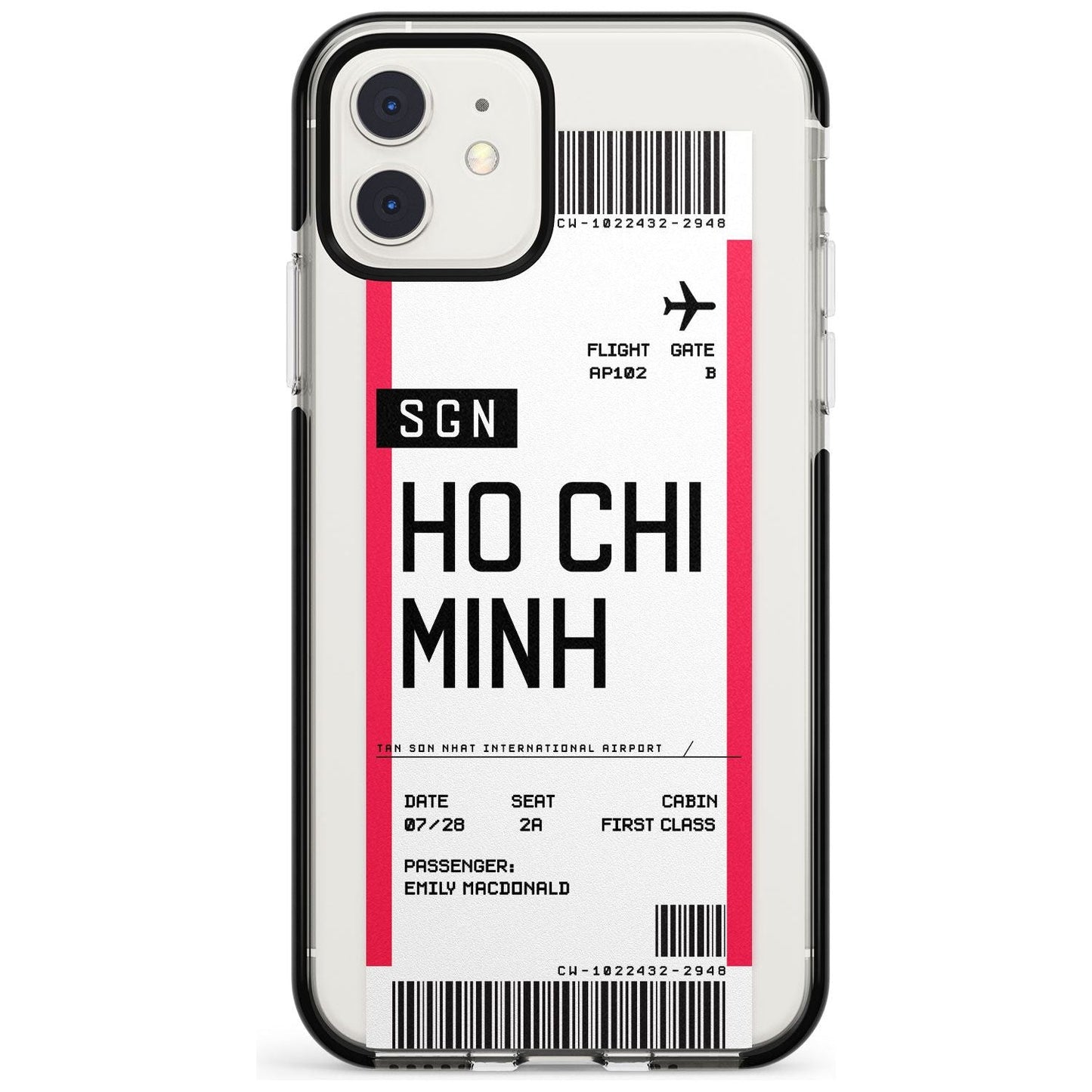 Personalised Ho Chi Minh Boarding Pass
