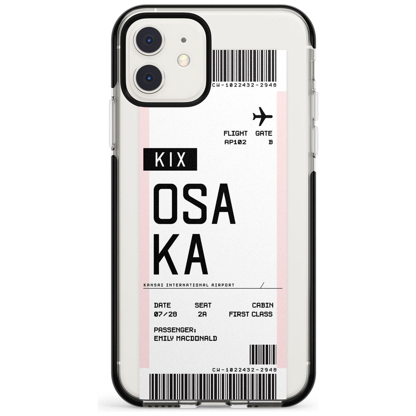 Personalised Osaka Boarding Pass