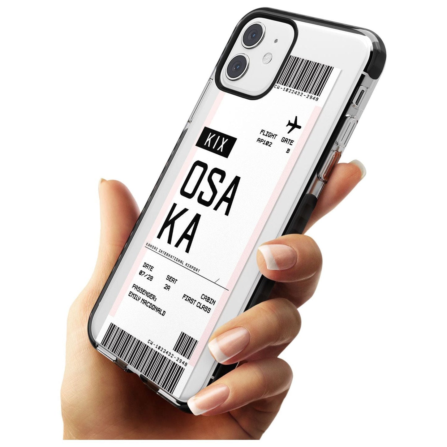 Personalised Osaka Boarding Pass