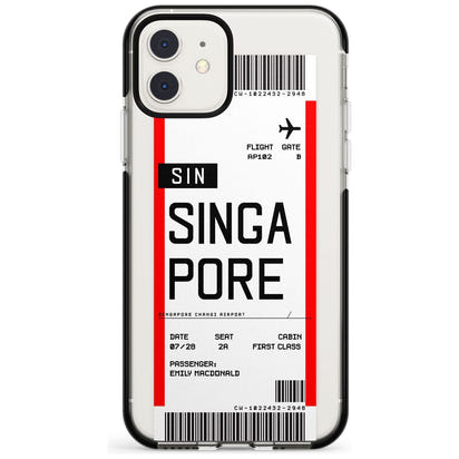 Personalised Singapore Boarding Pass
