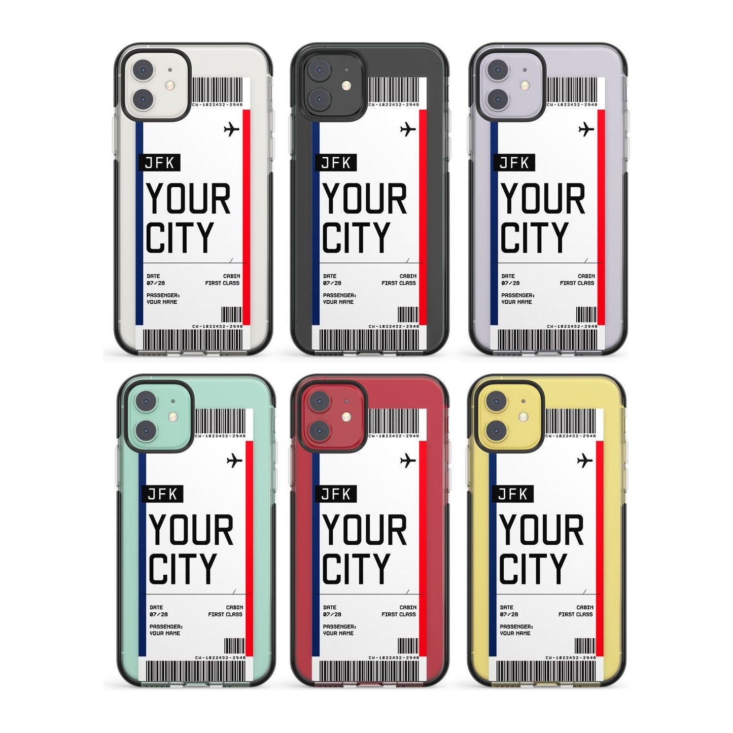 Personalised Create Your Own Boarding Pass Ticket