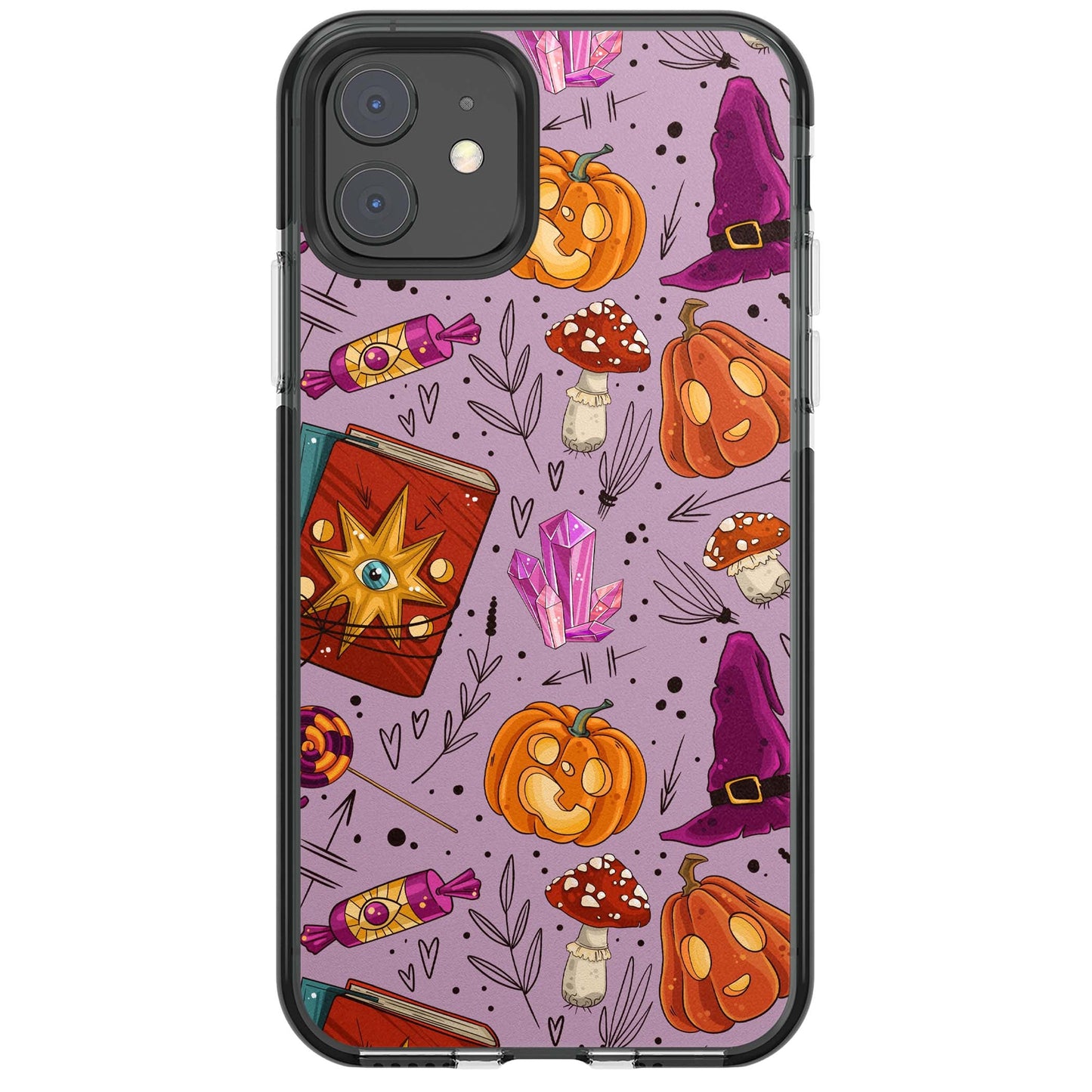 Witchy Cartoon Halloween Pattern