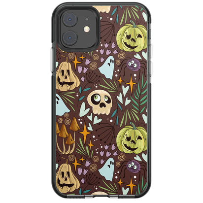 Goblincore Cartoon Halloween Pattern