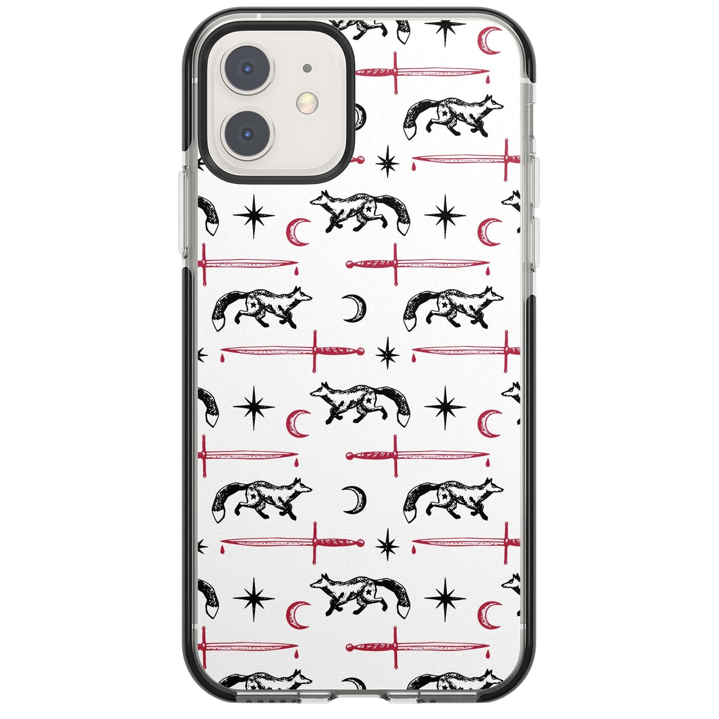 Motif renard et lame