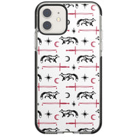 Motif renard et lame