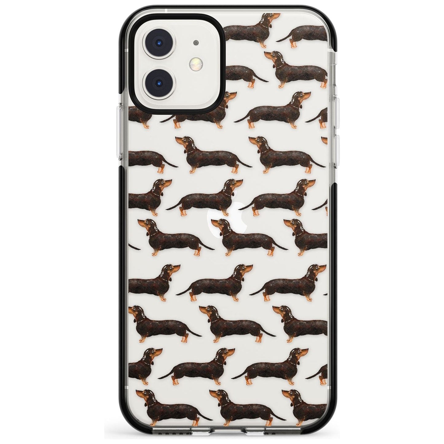 Dachshund Pattern Black Tan