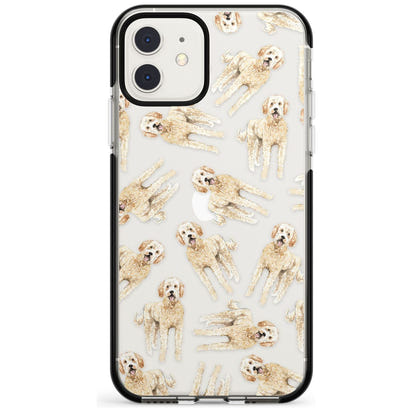 Goldendoodle Watercolour Dog Pattern