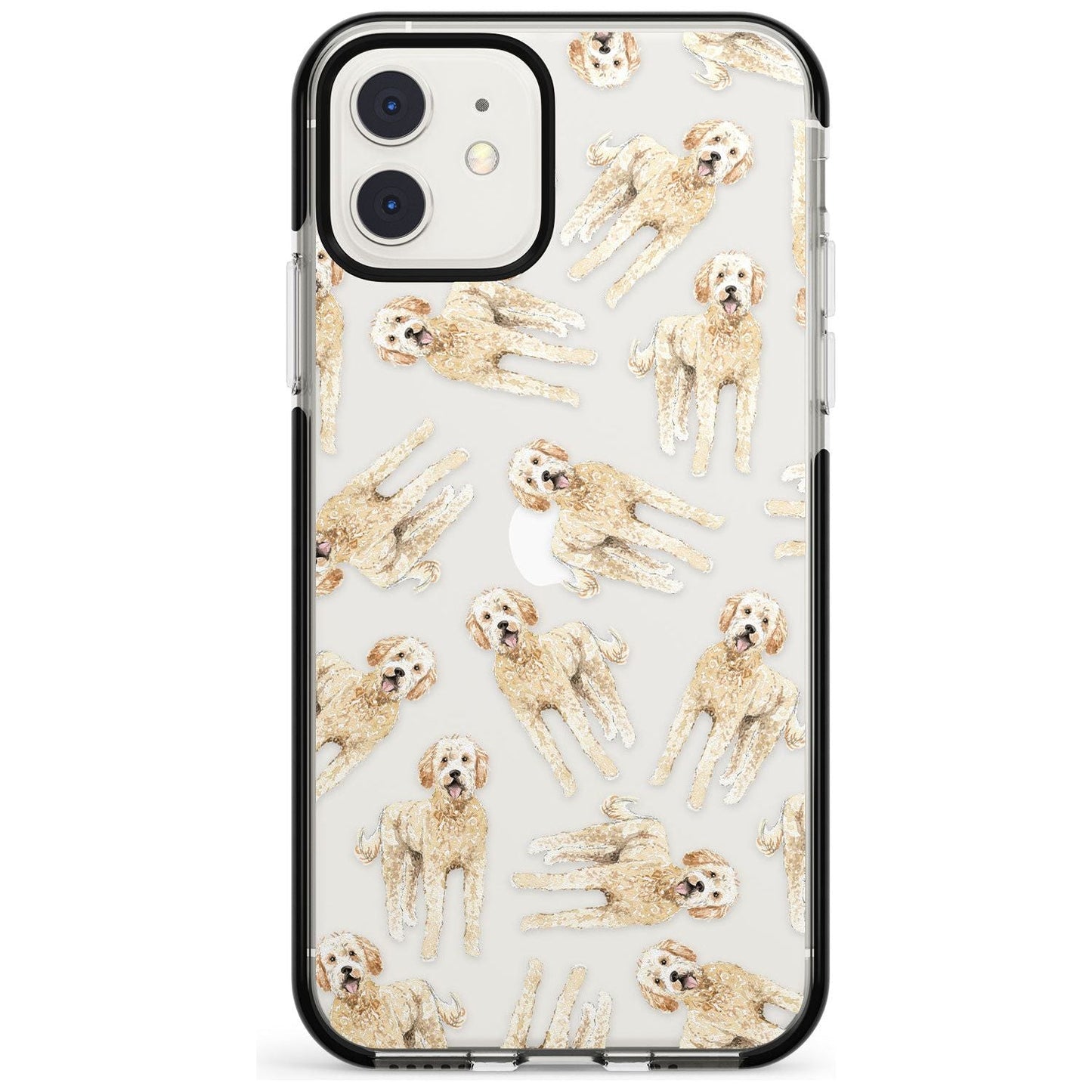 Goldendoodle Watercolour Dog Pattern