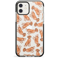 Hungarian Vizsla Watercolor Pattern