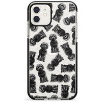 Black Cockapoo Watercolor