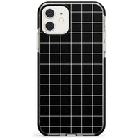 Minimalist Grid Pattern Black