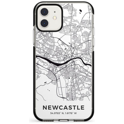 Stadtplan von Newcastle