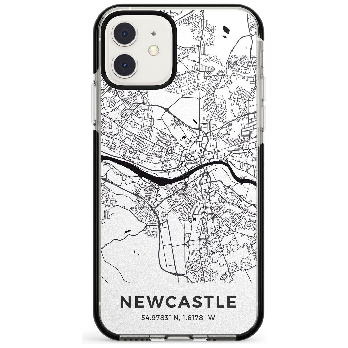 Stadtplan von Newcastle