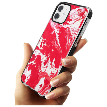 Red & White Marbled