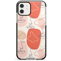 Abstract Face Line Art