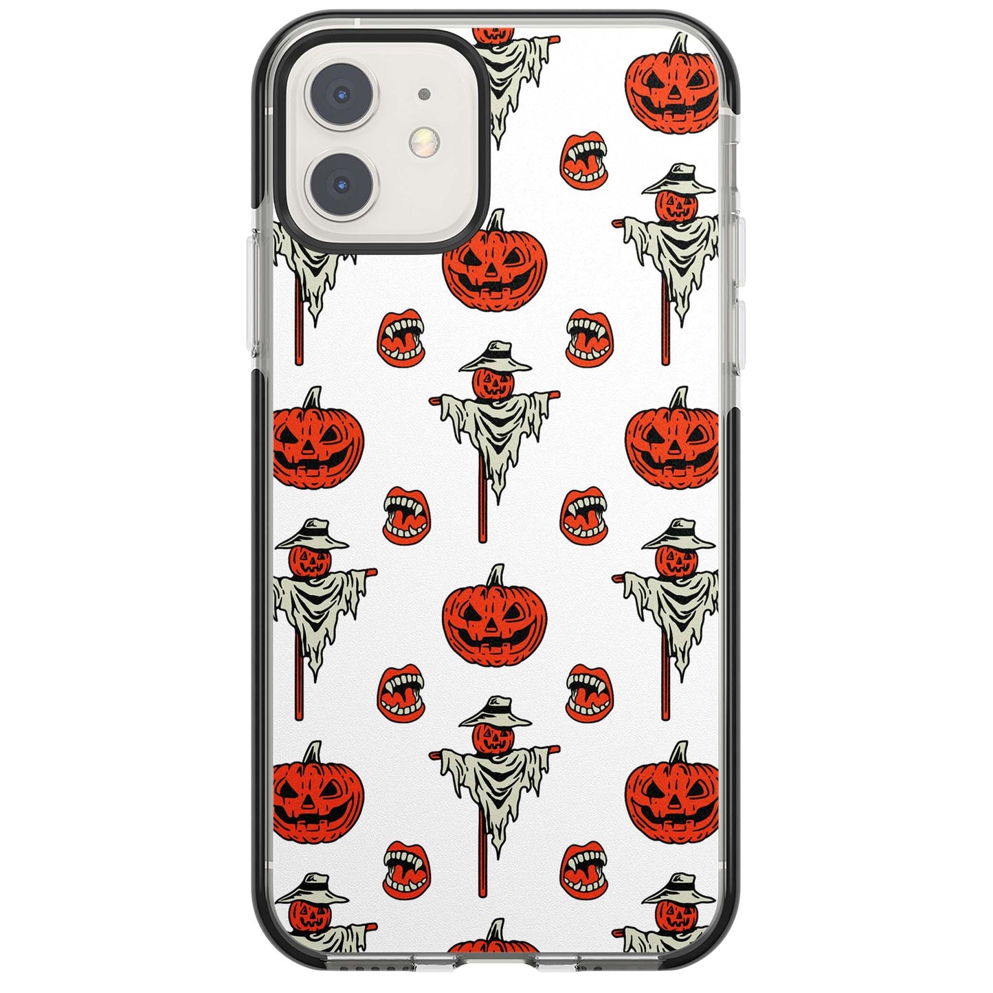 Retro Red Pumpkins & Scarecrows