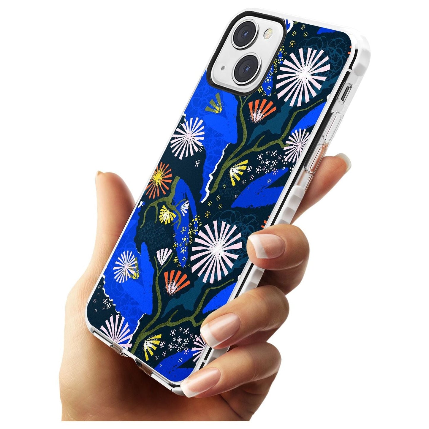 Dark Botanicals Abstract Pattern