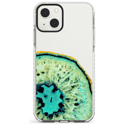 Géode turquoise en cristal