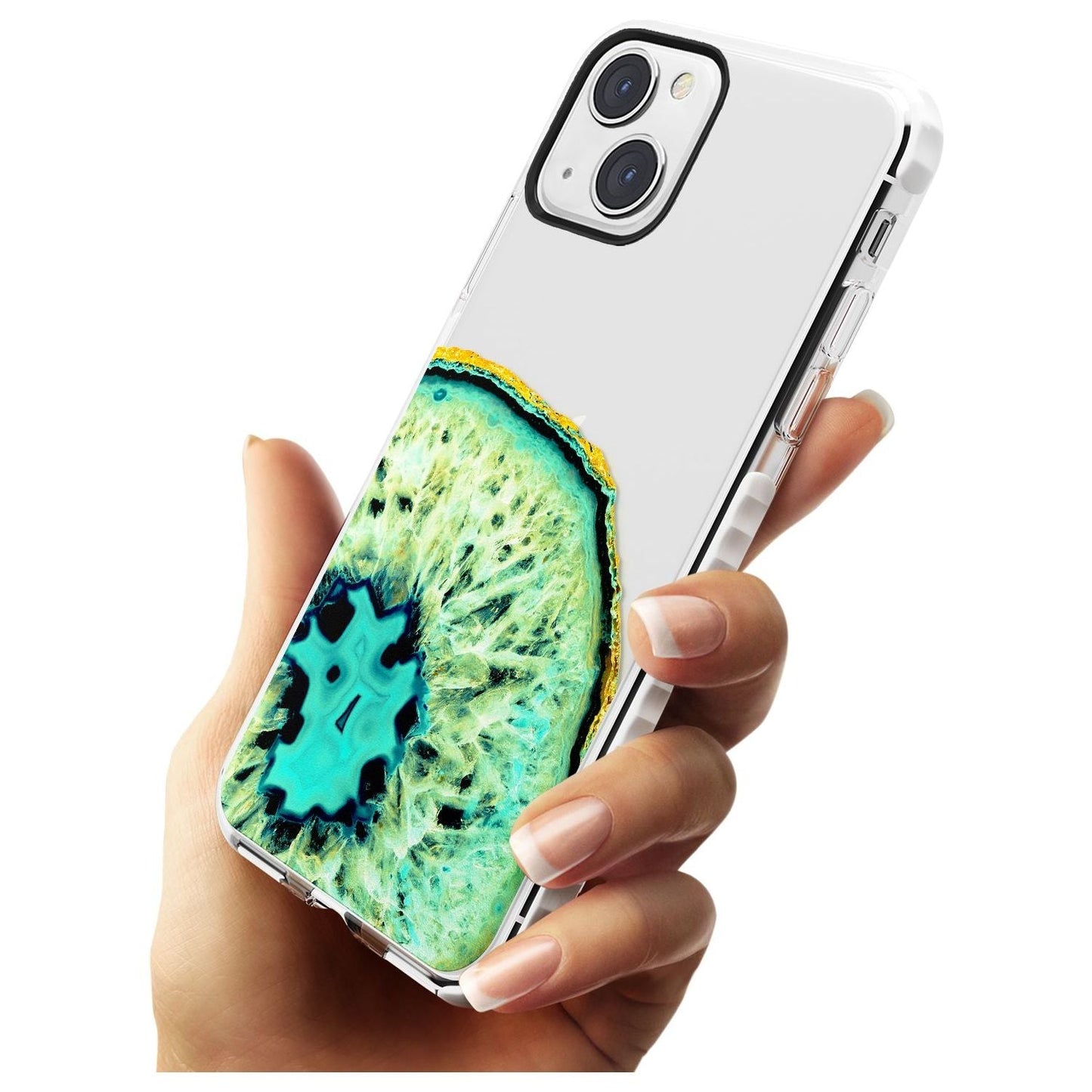 Géode turquoise en cristal