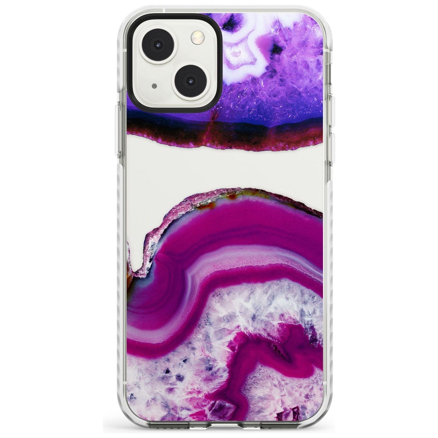 Tranche de cristal d'améthyste