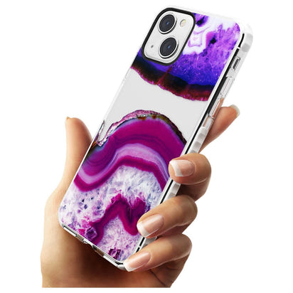 Tranche de cristal d'améthyste