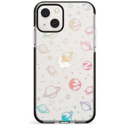 Pastellfarbenes Weltraumuniversum