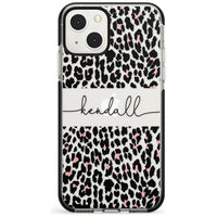 Personalised Cursive Leopard Spots