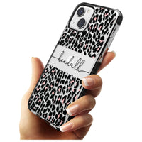 Personalised Cursive Leopard Spots