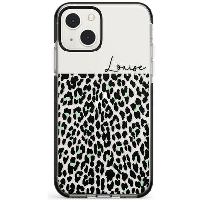 Personalised Seafoam Leopard