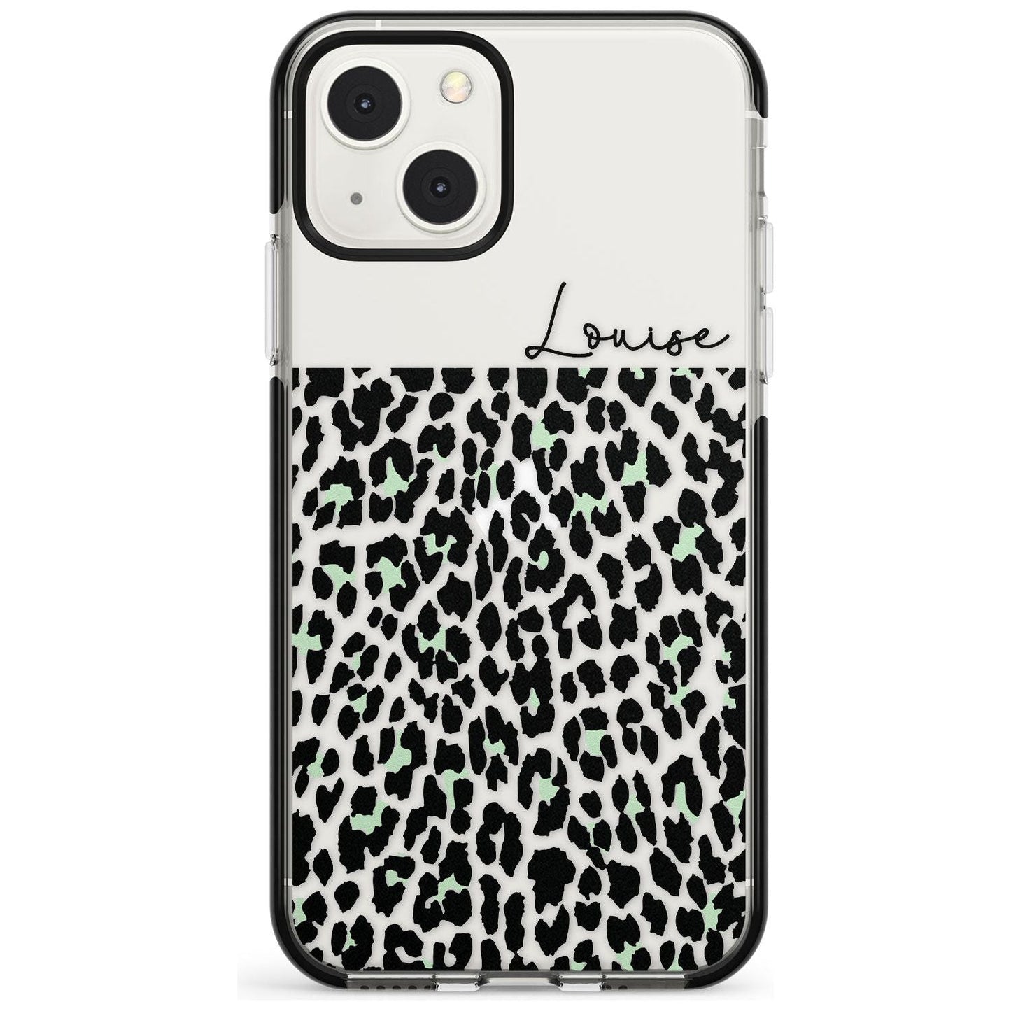 Personalised Seafoam Leopard