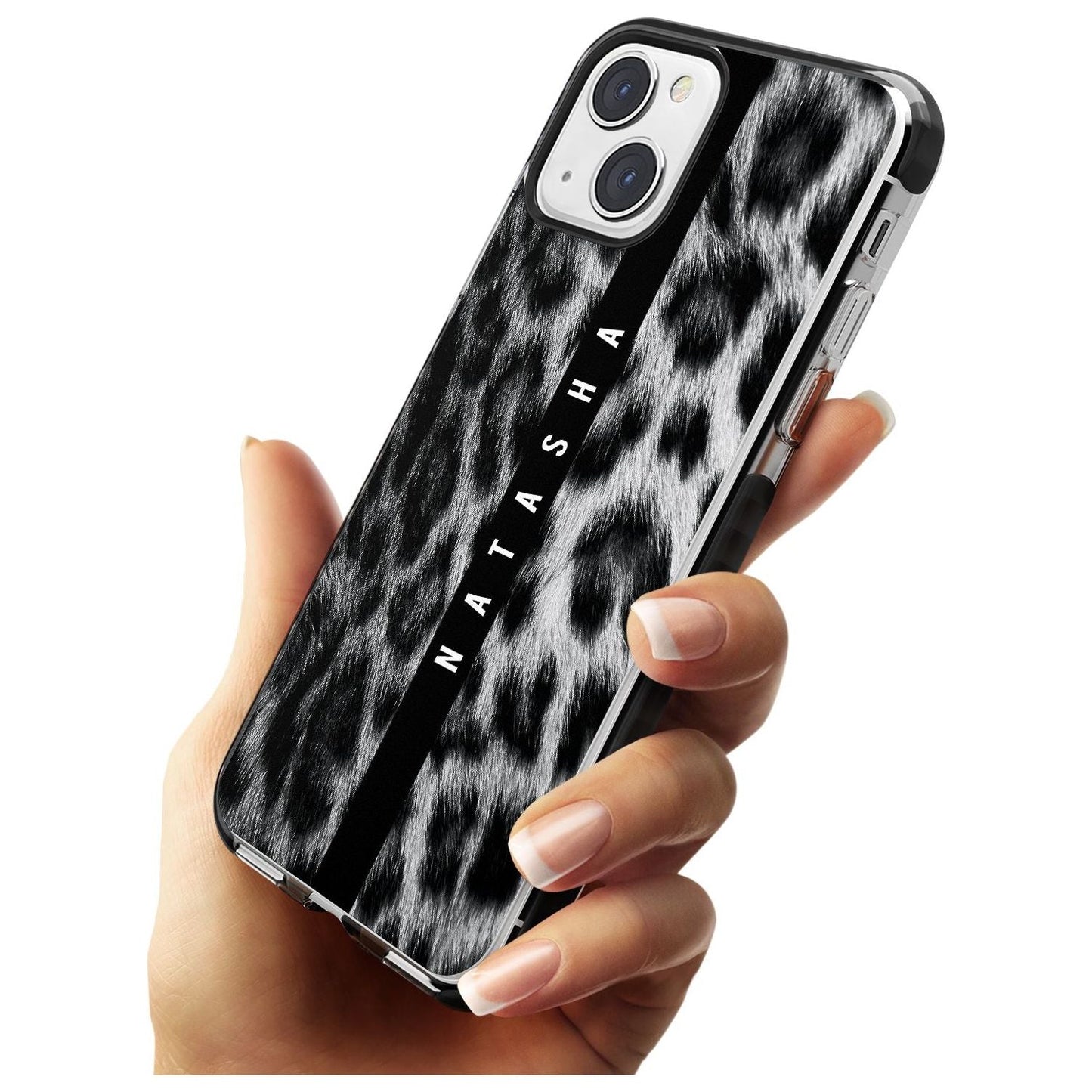 Personalised Snow Leopard Print