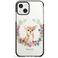 Personalised Chihuahua Floral Portrait