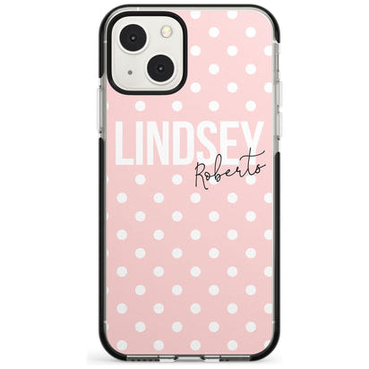 Personalised Pink Polka