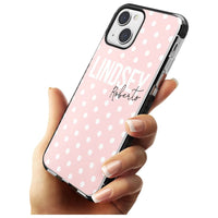 Personalised Pink Polka