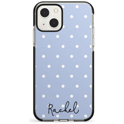 Personalised Simple Light Blue Dots