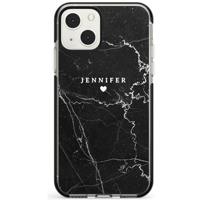 Personalised Black Marble