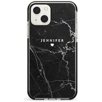 Personalised Black Marble
