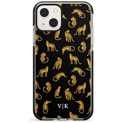 Personalised Gold Cheetah Pattern