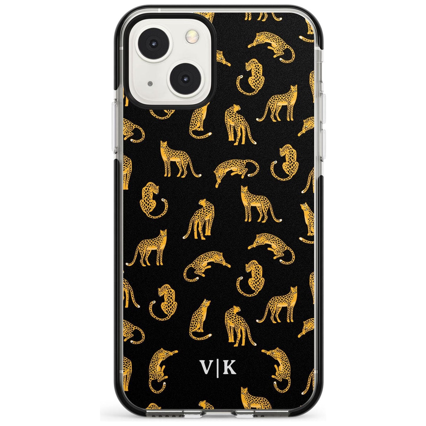 Personalised Gold Cheetah Pattern
