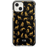Personalised Gold Cheetah Pattern