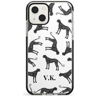 Personalised Black & White Cheetah Pattern
