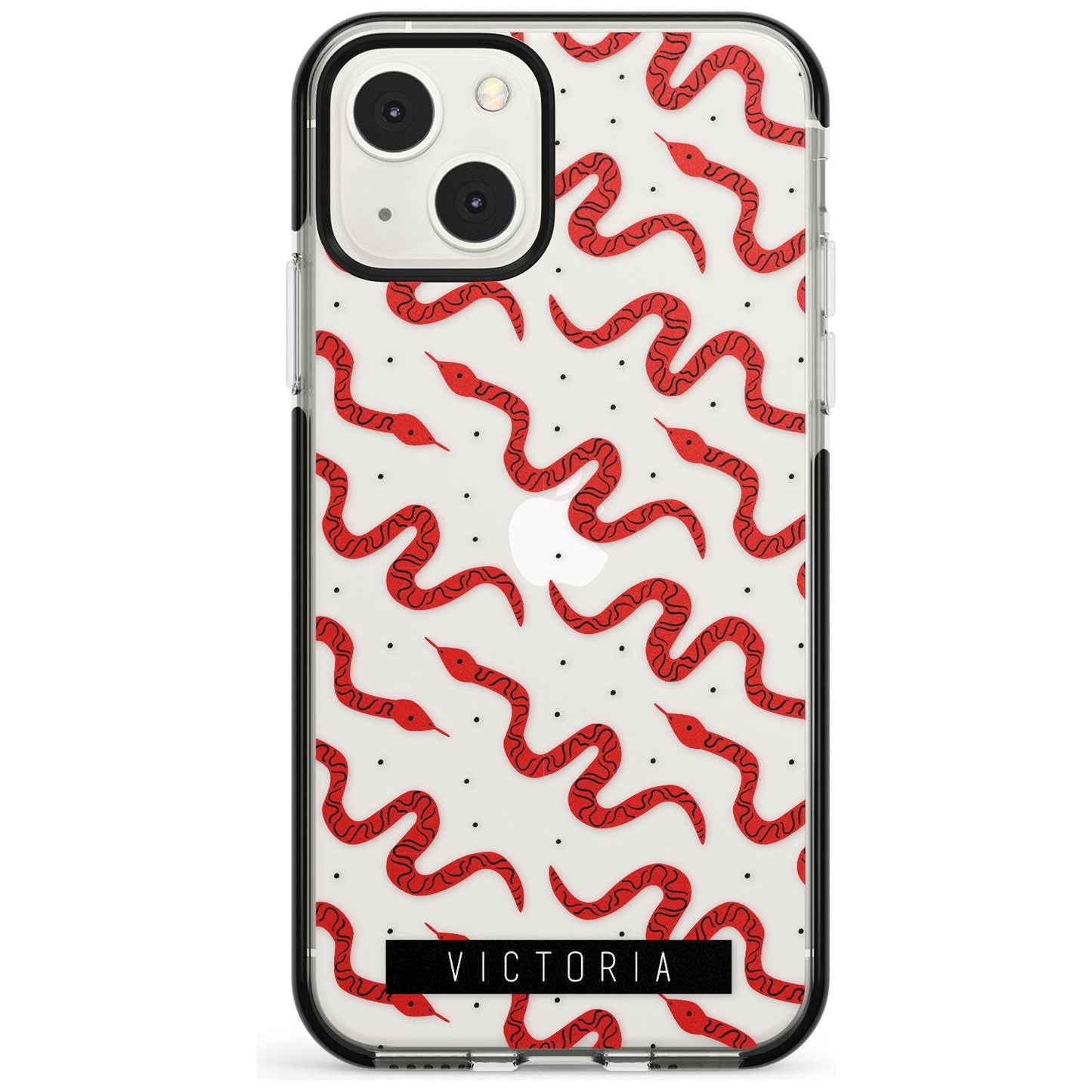 Personalised Red Snake Pattern