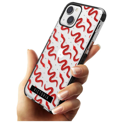 Personalised Red Snake Pattern