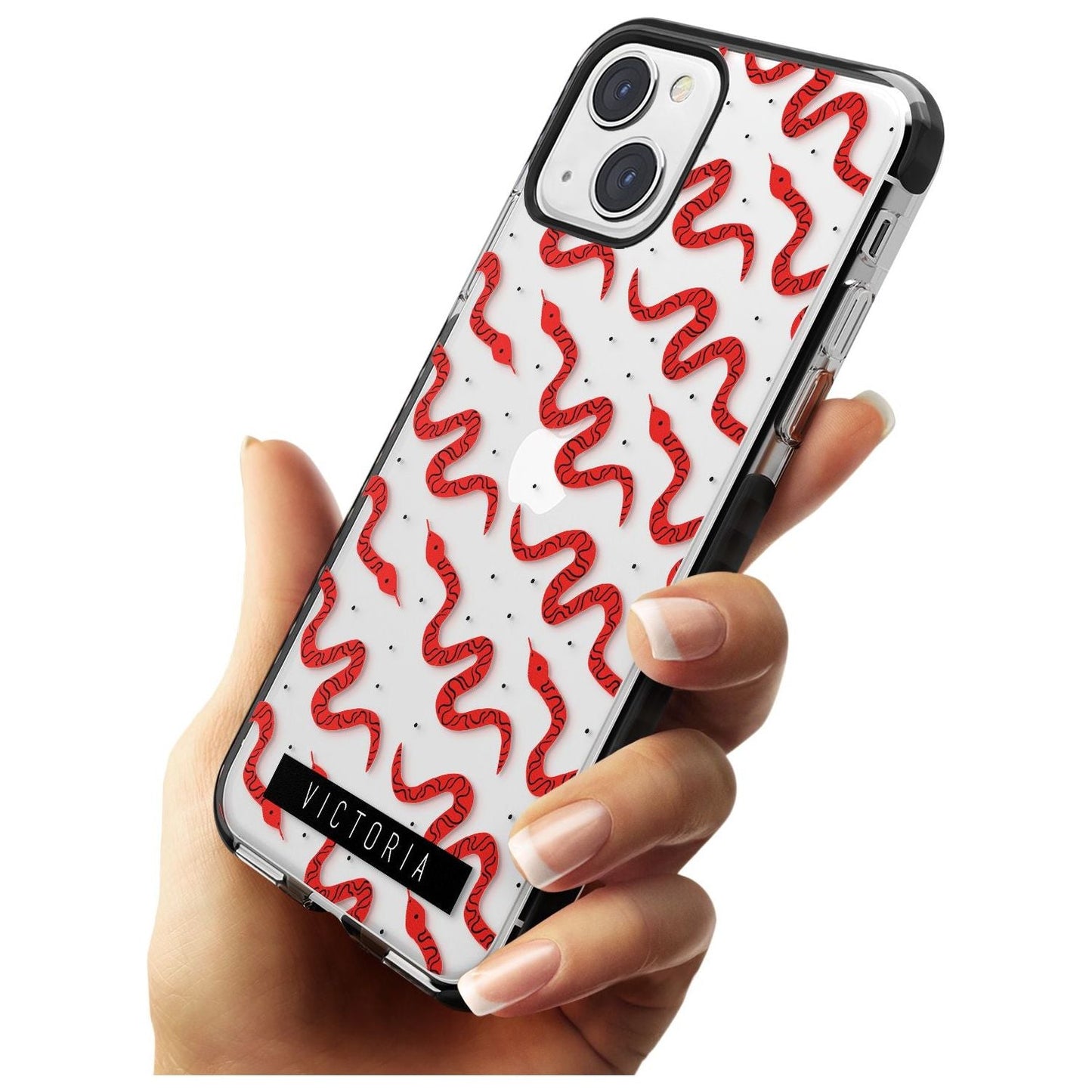 Personalised Red Snake Pattern